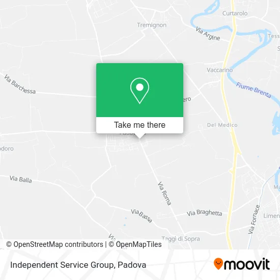 Independent Service Group map