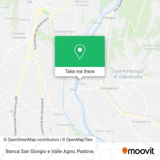 Banca San Giorgio e Valle Agno map