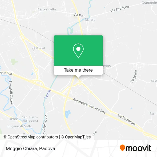 Meggio Chiara map