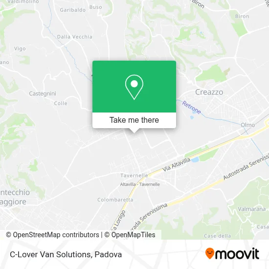C-Lover Van Solutions map