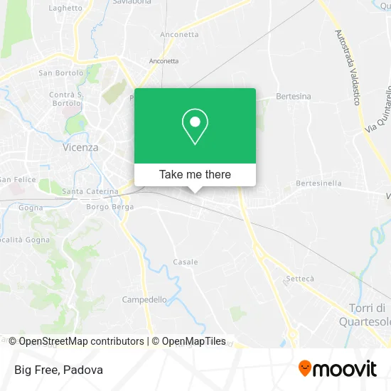 Big Free map