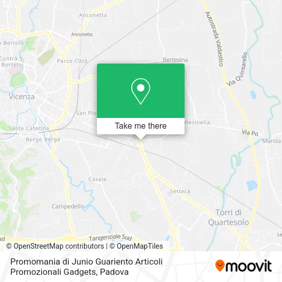 Promomania di Junio Guariento Articoli Promozionali Gadgets map