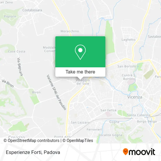 Esperienze Forti map