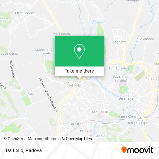 Da Lello map