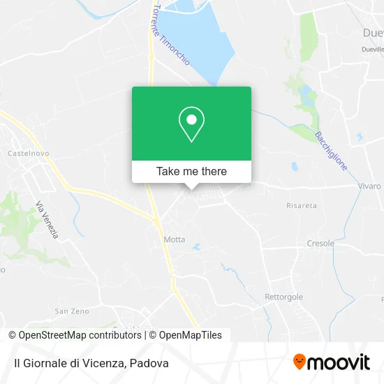 Il Giornale di Vicenza map