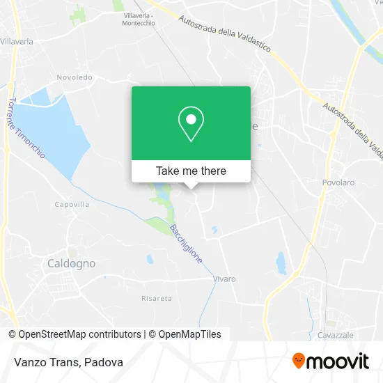 Vanzo Trans map