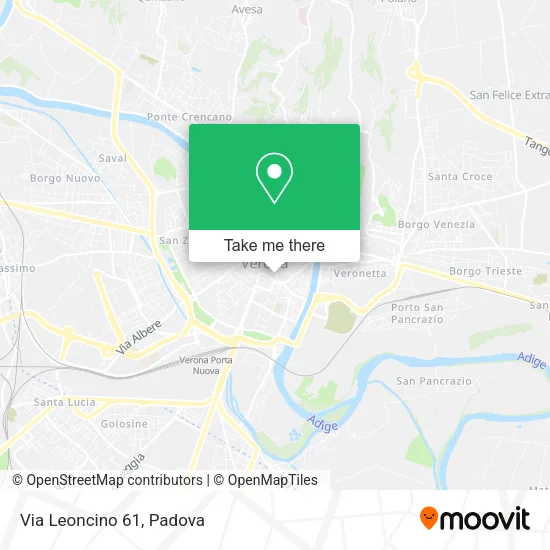 Via Leoncino  61 map