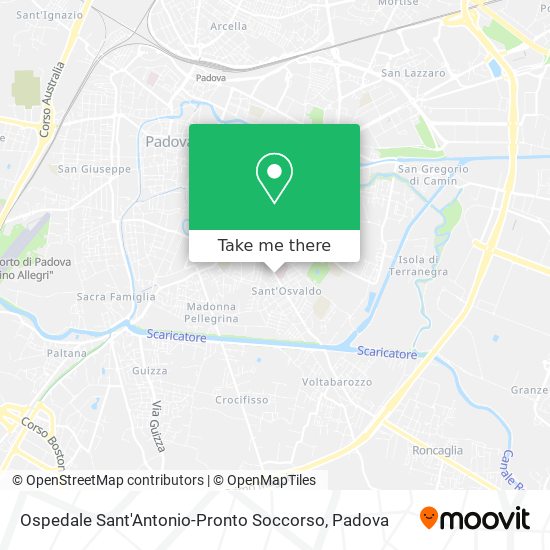 Ospedale Sant'Antonio-Pronto Soccorso map