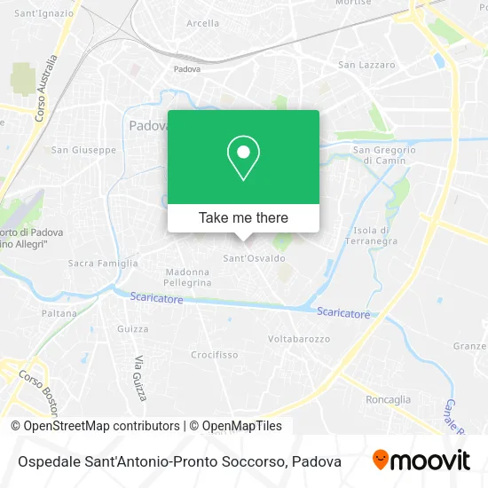 Ospedale Sant'Antonio-Pronto Soccorso map