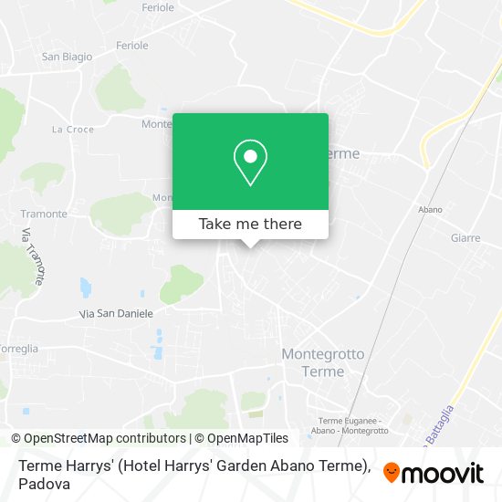 Terme Harrys' (Hotel Harrys' Garden Abano Terme) map