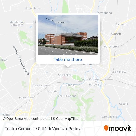 Teatro Comunale Città di Vicenza map
