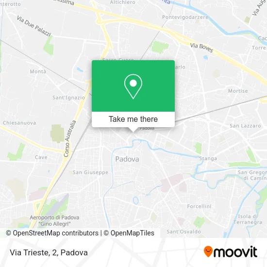Via Trieste, 2 map