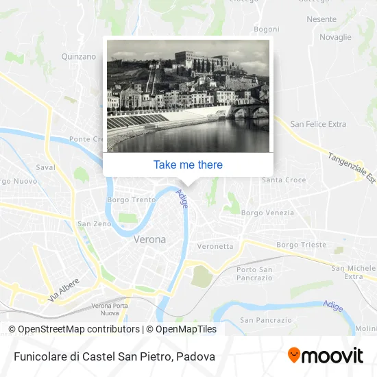 Funicolare di Castel San Pietro map