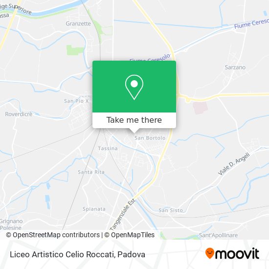Liceo Artistico Celio Roccati map