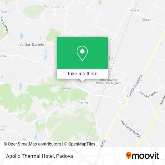 Apollo Thermal Hotel map