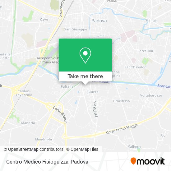 Centro Medico Fisioguizza map