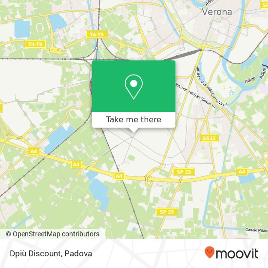 Dpiù Discount map