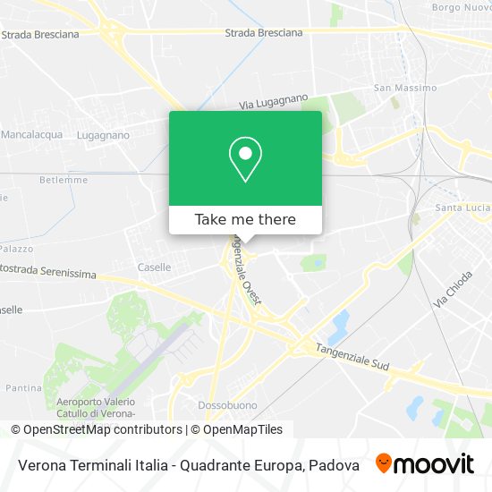 Verona Terminali Italia - Quadrante Europa map
