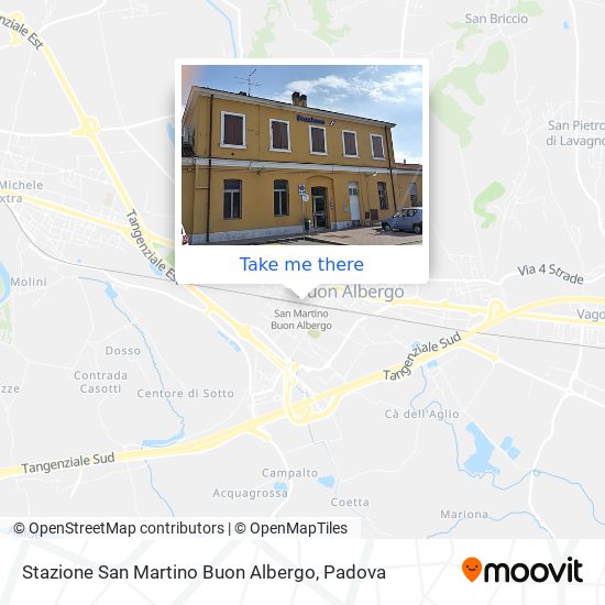 Stazione San Martino Buon Albergo map