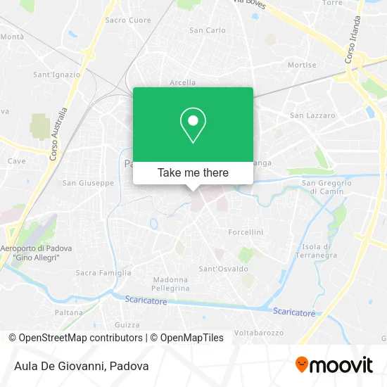 Aula De Giovanni map