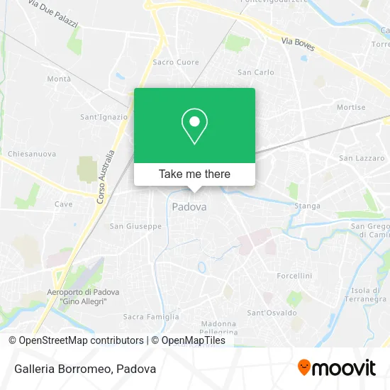 Galleria Borromeo map