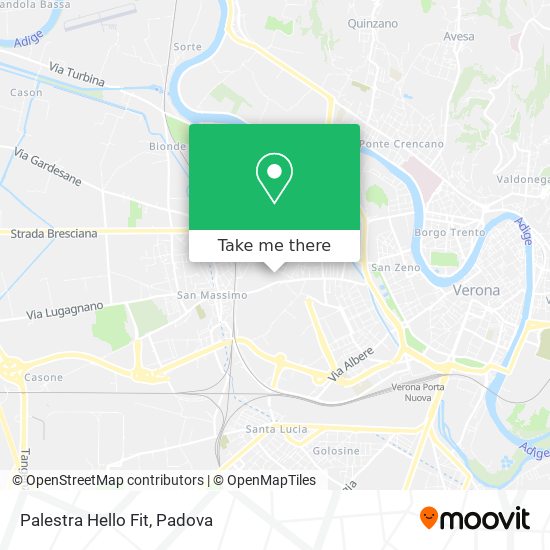 Palestra Hello Fit map