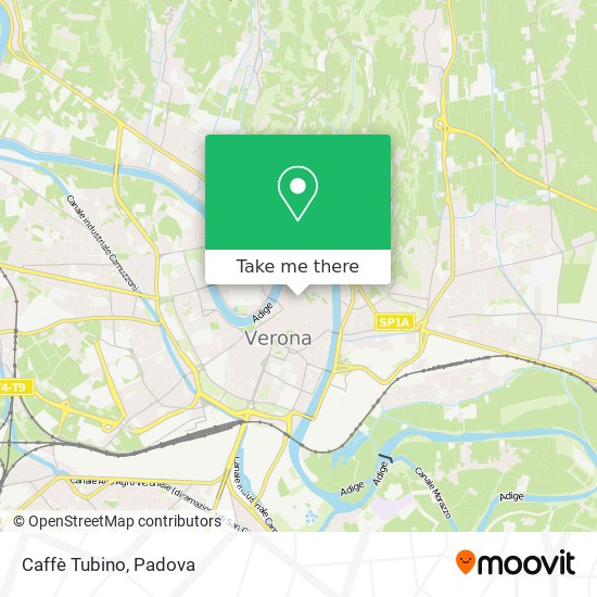 Caffè Tubino map