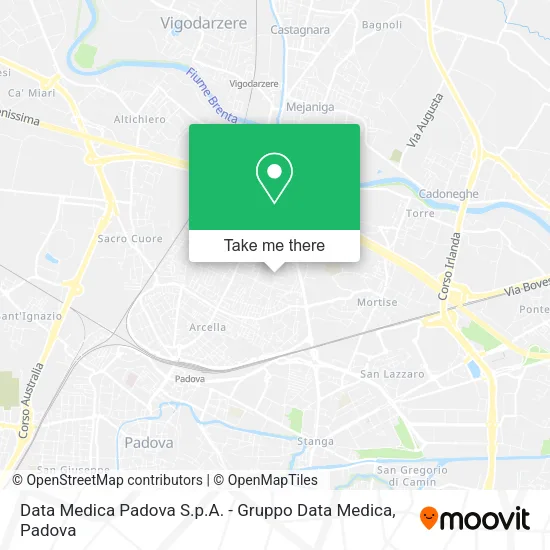 Data Medica Padova S.p.A. - Gruppo Data Medica map