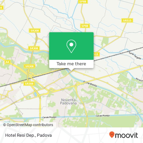 Hotel Resi Dep. map