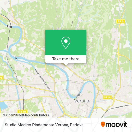 Studio Medico Pindemonte Verona map