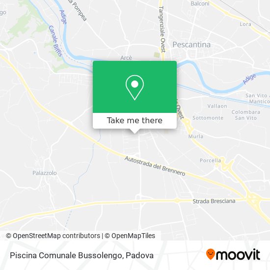 Piscina Comunale Bussolengo map