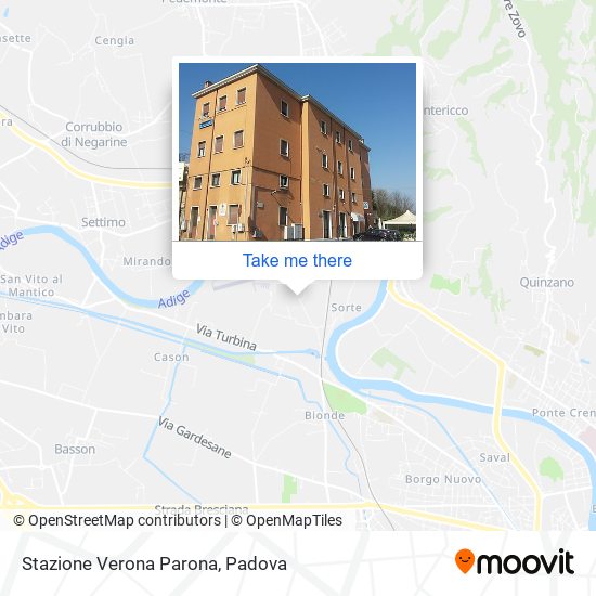 Stazione Verona Parona map