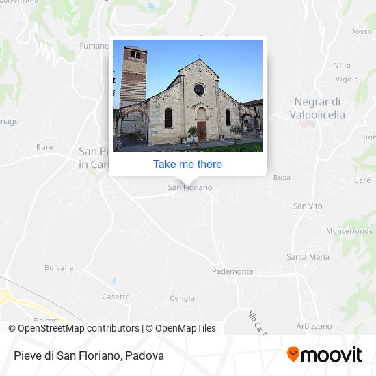 Pieve di San Floriano map