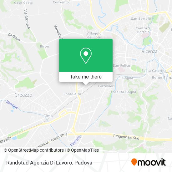 Randstad Agenzia Di Lavoro map