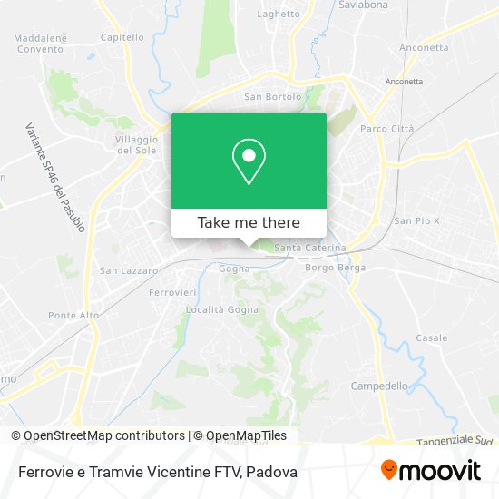 Ferrovie e Tramvie Vicentine FTV map