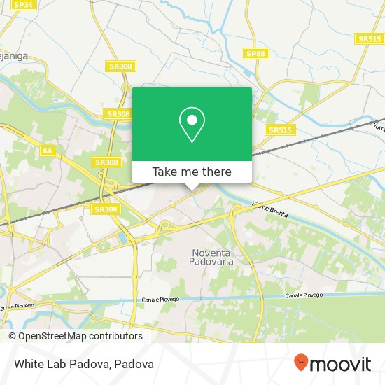 White Lab Padova map