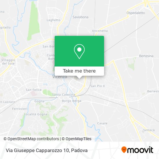 Via Giuseppe Capparozzo 10 map