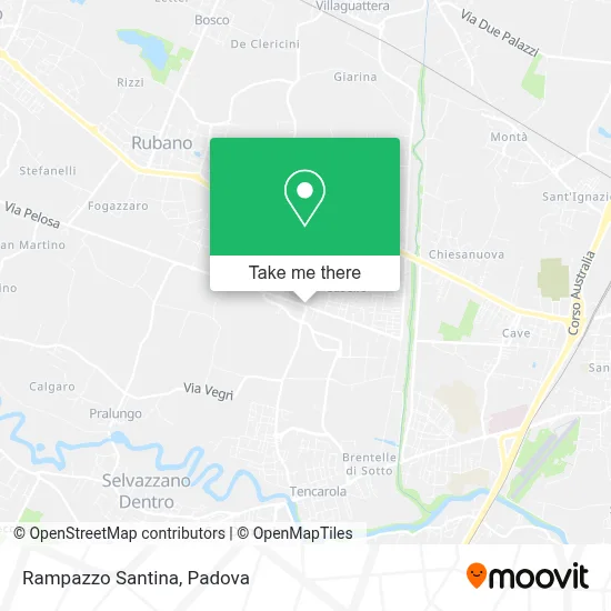 Rampazzo Santina map