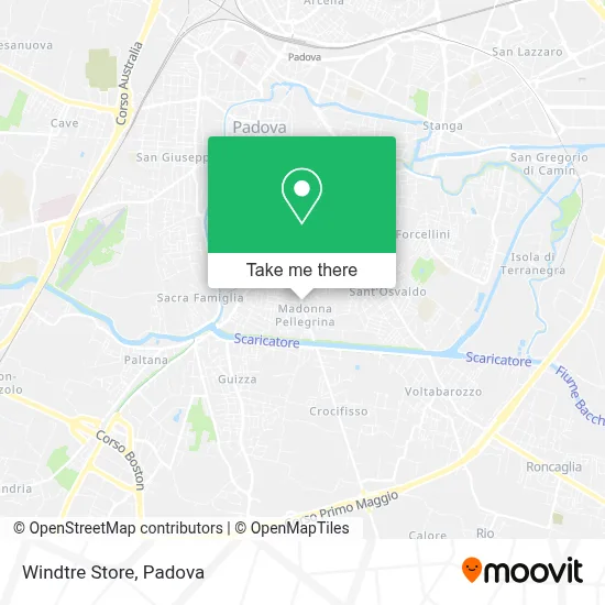 Windtre Store map