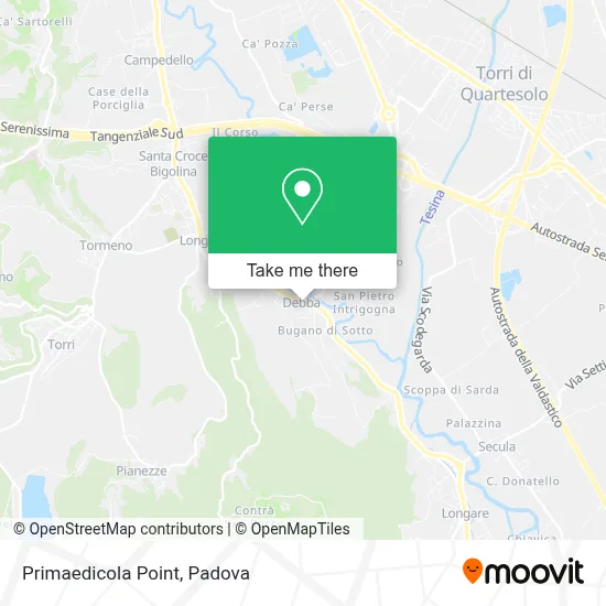 Primaedicola Point map