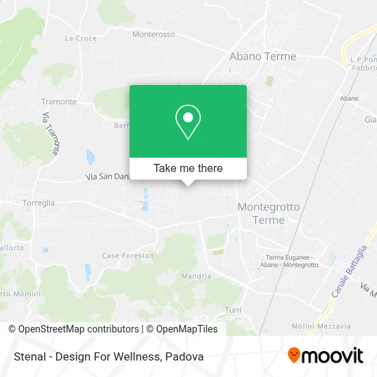 Stenal - Design For Wellness map