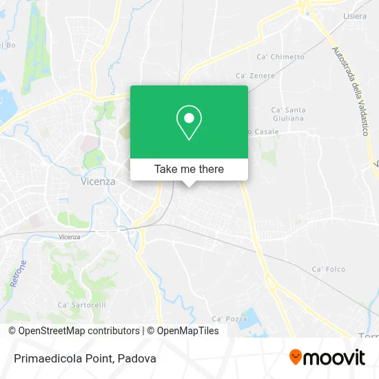 Primaedicola Point map