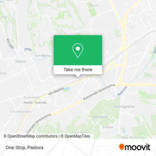 One Stop map