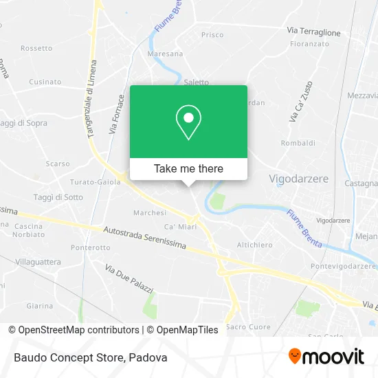 Baudo Concept Store map