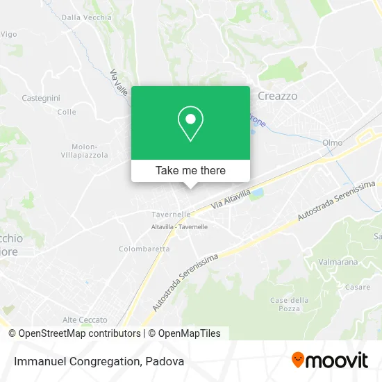Immanuel Congregation map