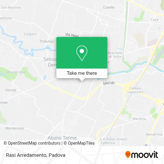 Rasi Arredamento map