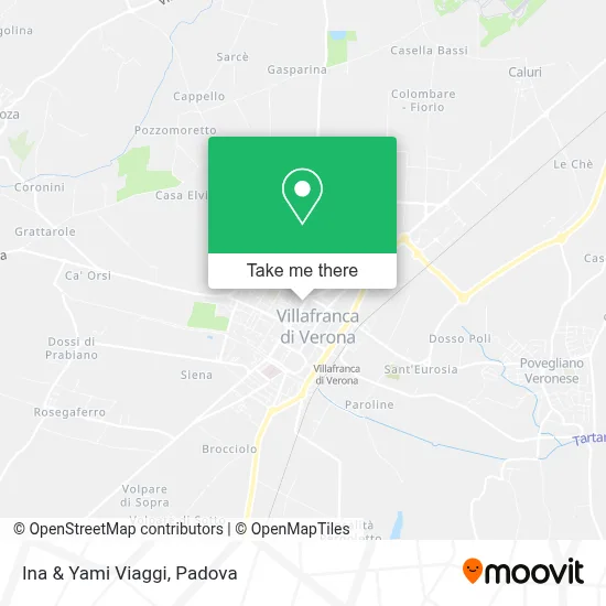 Ina & Yami Viaggi map