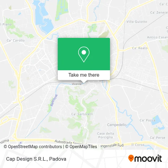 Cap Design S.R.L. map