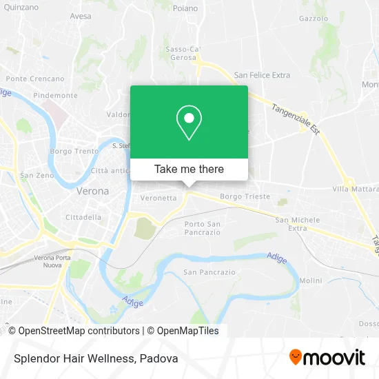 Splendor Hair Wellness map