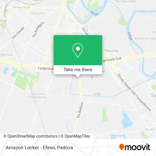 Amazon Locker - Efeso map